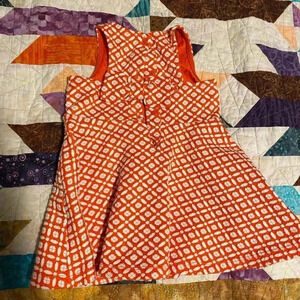 Janie and Jack Red and White Dress